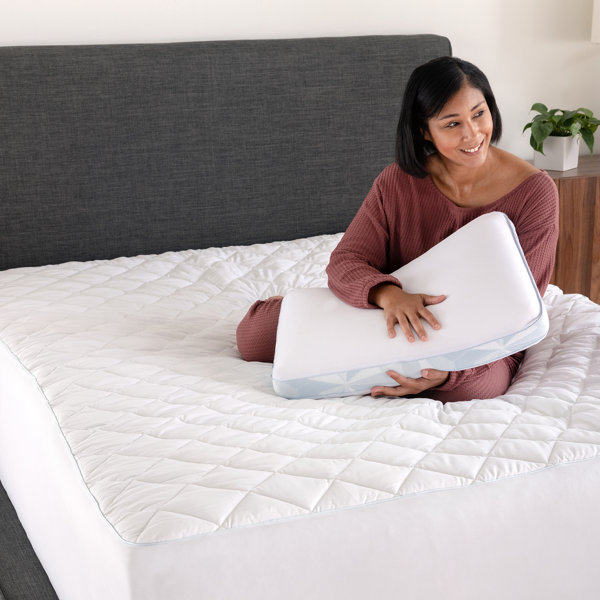 Serta Polyester Mattress Pad & Reviews Wayfair
